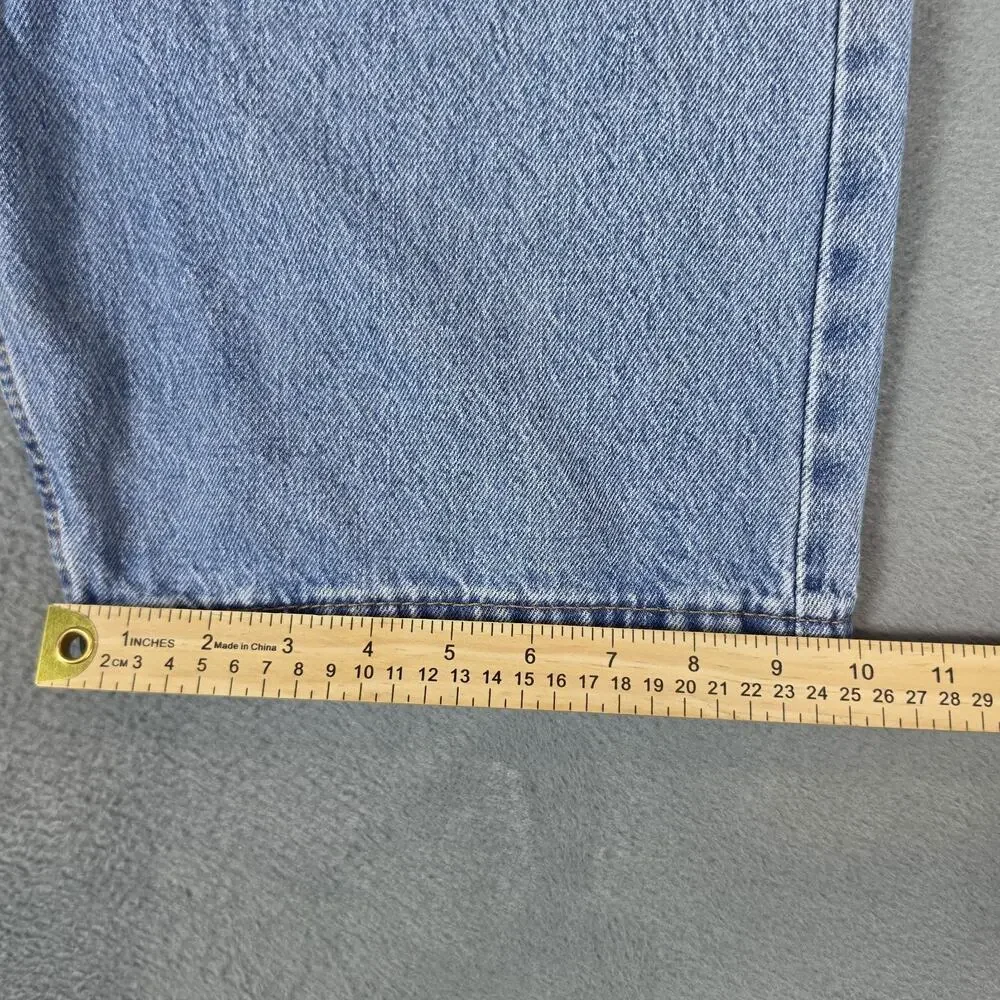 Levi's 550 Relaxed Fit Denim Shorts Men's Size 36 Light Wash Blue Jean Shorts